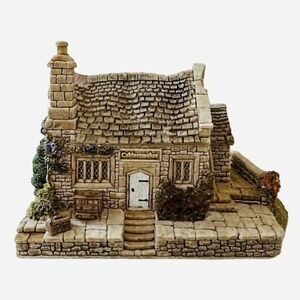 Vintage 1991 Lilliput Lane Dovetails Cambria UK Ceramic House Figurine 4.5" VG